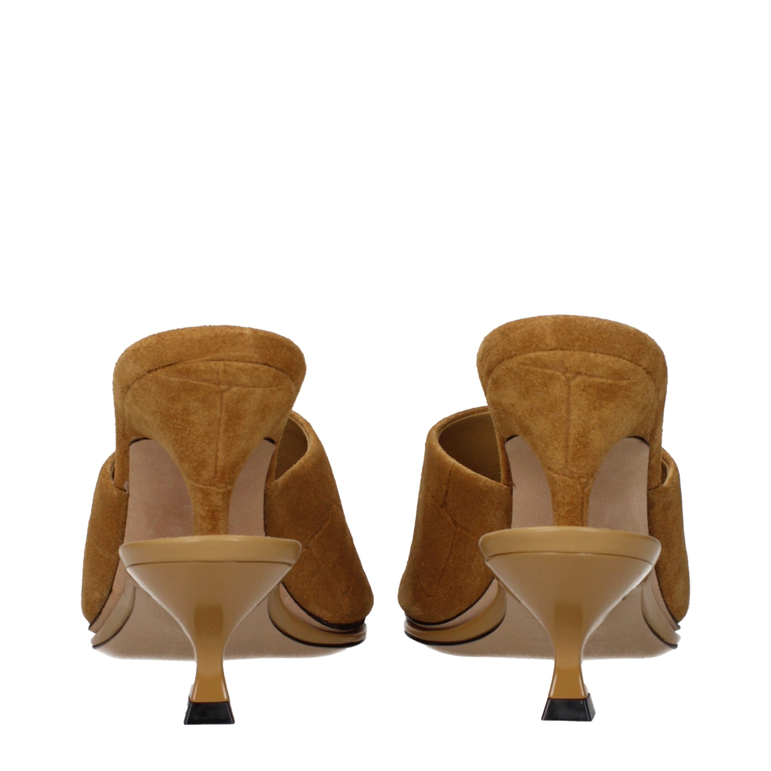 Jacquemus Sandalen mit Stilettoabsatz aus braunem Leder