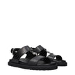 Black Leather Flat SandalsDescription: The product with MPN 10176071A135121B00E and code F84907 leather in black is a sandals designed by Versace. It has features like front detail.Black Leather Flat Sandals${tagsVersaceAulae Black Leather Flat Sandals Ve