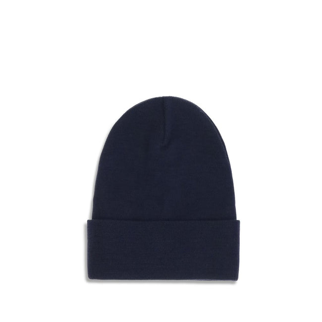 Blue Fleece Wool BeanieBeanie Hat by Moncler Grenoble is made of extra fine wool yarn, offering warmth and comfort ideal for the winter season. Featuring a 7-fine rib knit, it has an essential design enhanced by the logo patch applied on the front for a d