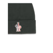 Black Fleece Wool BeanieBeanie Hat by Moncler Grenoble is made of extra fine wool yarn, offering warmth and comfort ideal for the winter season. Featuring a 7-fine rib knit, it has an essential design enhanced by the logo patch applied on the front for a