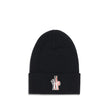 Black Fleece Wool BeanieBeanie Hat by Moncler Grenoble is made of extra fine wool yarn, offering warmth and comfort ideal for the winter season. Featuring a 7-fine rib knit, it has an essential design enhanced by the logo patch applied on the front for a