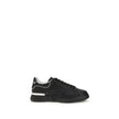 Black Calf Leather Bos Taurus Athletic SneakersLow Top Hexagon Sneakers by Philipp Plein combine urban style and advanced technology in a bold, modern design. Made of nappa leather, they are embellished with a contrasting logo on the collar and the iconic