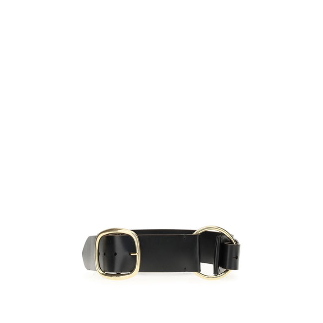 Anita BeltAnita Belt by Chloé combines elegance and simplicity in a design meant to be worn low on the hips. Featuring a buckle closure and adjustment holes, it is embellished with the engraved Chloé logo for a discreet and refined touch. Season: AW25 Dim