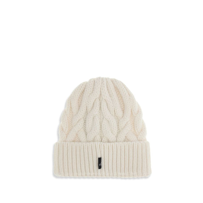 White Fleece Wool BeanieBeanie Hat by Moncler Grenoble is made of extra fine wool yarn, perfect for providing warmth and comfort during the cold season. Characterized by a refined braided knit with fineness 3, it is completed by the iconic logo patch, a d