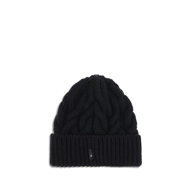 Black Fleece Wool BeanieBeanie Hat by Moncler Grenoble is made of extra fine wool yarn, perfect for providing warmth and comfort during the cold season. Characterized by a refined braided knit with fineness 3, it is completed by the iconic logo patch, a d