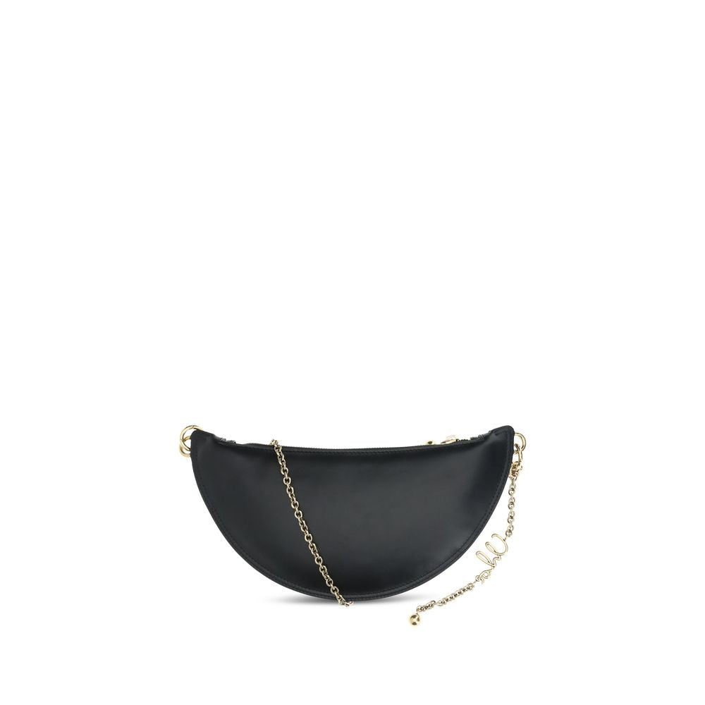 Black Lamb Ovis Aries Aries Shoulder BagIcons Shoulder Bag by Chloè combines contemporary elegance with the Maison’s iconic references in a rounded, padded silhouette. Made of soft smooth lambskin nappa leather, it is embellished with a gold chain with Ho