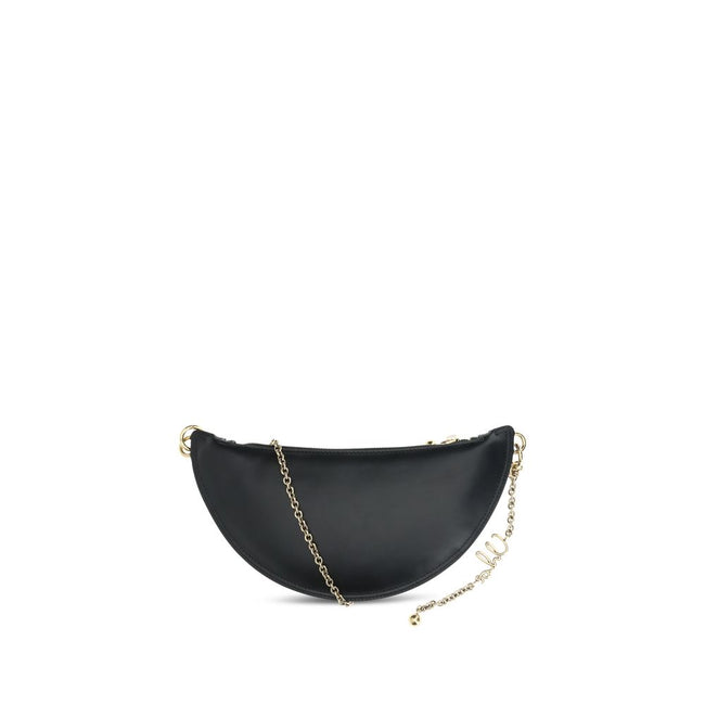 Black Lamb Ovis Aries Aries Shoulder BagIcons Shoulder Bag by Chloè combines contemporary elegance with the Maison’s iconic references in a rounded, padded silhouette. Made of soft smooth lambskin nappa leather, it is embellished with a gold chain with Ho