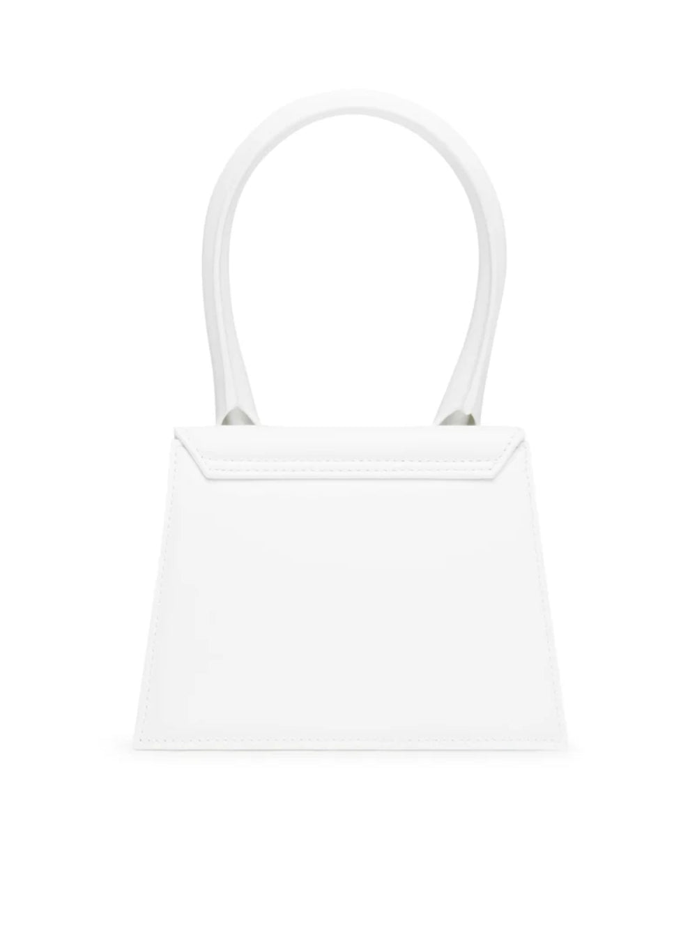White Le Chiquito Moyen BagJACQUEMUS Gorgeous brand new, 100% Authentic Jacquemus Le Chiquito Moyen White Bag Model: 213BA002-3000-100 Color: White with Gold Hardware – Reinforced handle – Magnetic flap closure – Removable long shoulder strap – Inside poc