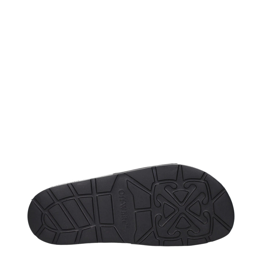 Black Cotton SlippersDescription: The product with MPN OMIU002MAT0011001 and code F84958 rubber in black is a slippers and clogs designed by Off-White. It has features like front logo.Black Cotton Slippers${tagsOff-WhiteAulae Black Cotton Slippers Off-Whi