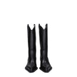Black Leather High Heel BootsDescription: The product with MPN OWIE041LEA0011010 and code F78938 leather in black is a boots designed by Off-White. Additional Info: Style: Country Materials: Leather Shoe sole: Leather Heel height: 5 cm Shoe tip: Pointy to
