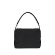 Black Polyamide Shoulder BagLui large Shoulder Bag by Fendi is an accessory with a contemporary design and soft construction, designed to combine style and functionality. Made of black padded FF nylon with a shiny, slightly embossed texture, it is finishe