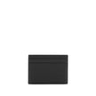Black Calf Leather Bos Taurus WalletEKD Card Holder by Burberry is a compact and sought-after accessory made of grained calfskin leather with a handcrafted finish. Decorated with a vibrant colorful reinterpretation of the Equestrian Knight Design logo, it