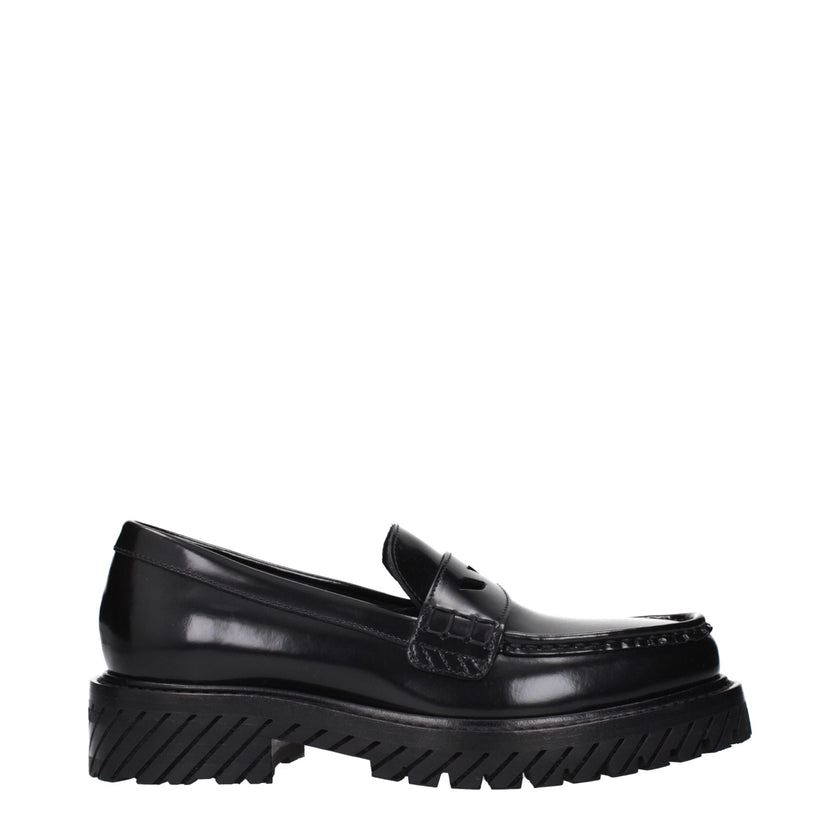 Black Leather Slip-On LoafersDescription: The product with MPN OWIG003LEA0011010 and code F84962 leather in black is a loafers designed by Off-White.Black Leather Slip-On Loafers${tagsOff-WhiteAulae Black Leather Slip-On Loafers Off-WhiteAulae Black Leath