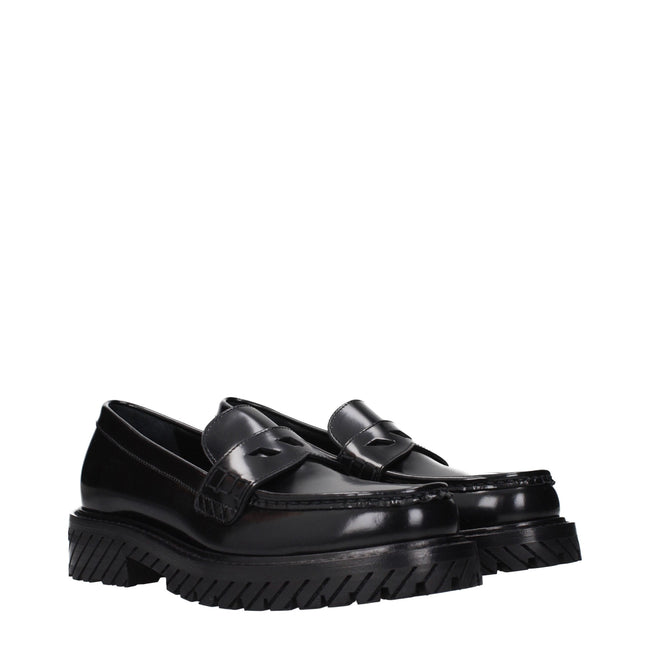 Black Leather Slip-On LoafersDescription: The product with MPN OWIG003LEA0011010 and code F84962 leather in black is a loafers designed by Off-White.Black Leather Slip-On Loafers${tagsOff-WhiteAulae Black Leather Slip-On Loafers Off-WhiteAulae Black Leath