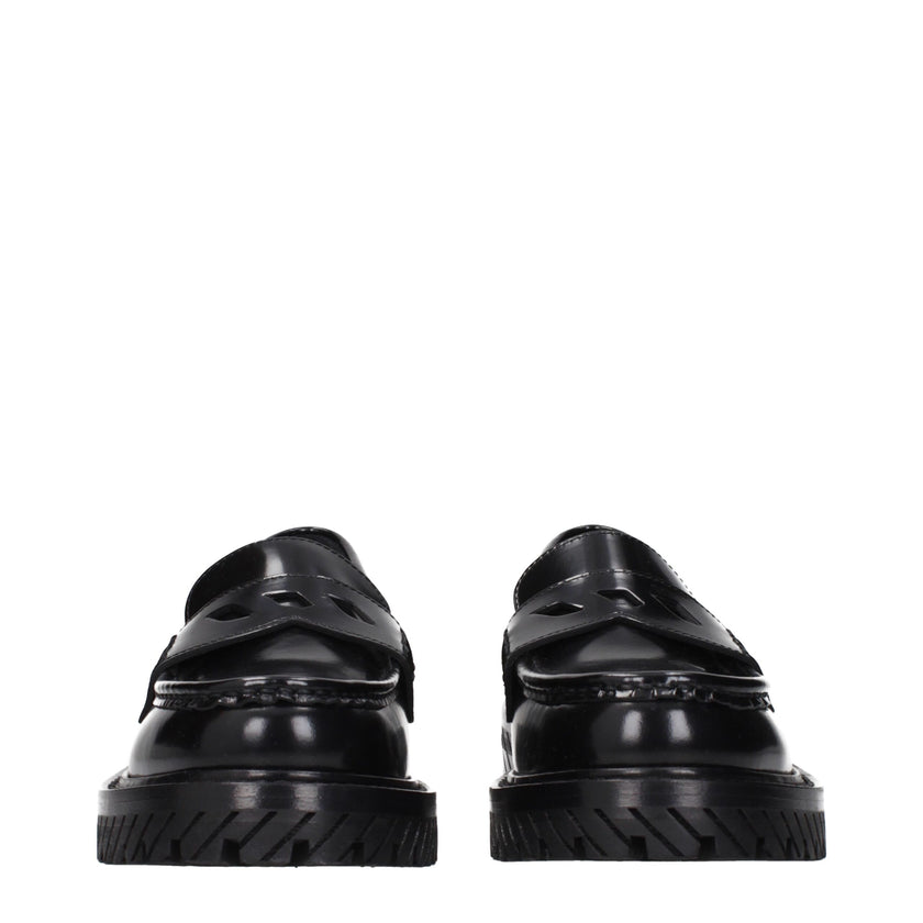 Black Leather Slip-On LoafersDescription: The product with MPN OWIG003LEA0011010 and code F84962 leather in black is a loafers designed by Off-White.Black Leather Slip-On Loafers${tagsOff-WhiteAulae Black Leather Slip-On Loafers Off-WhiteAulae Black Leath