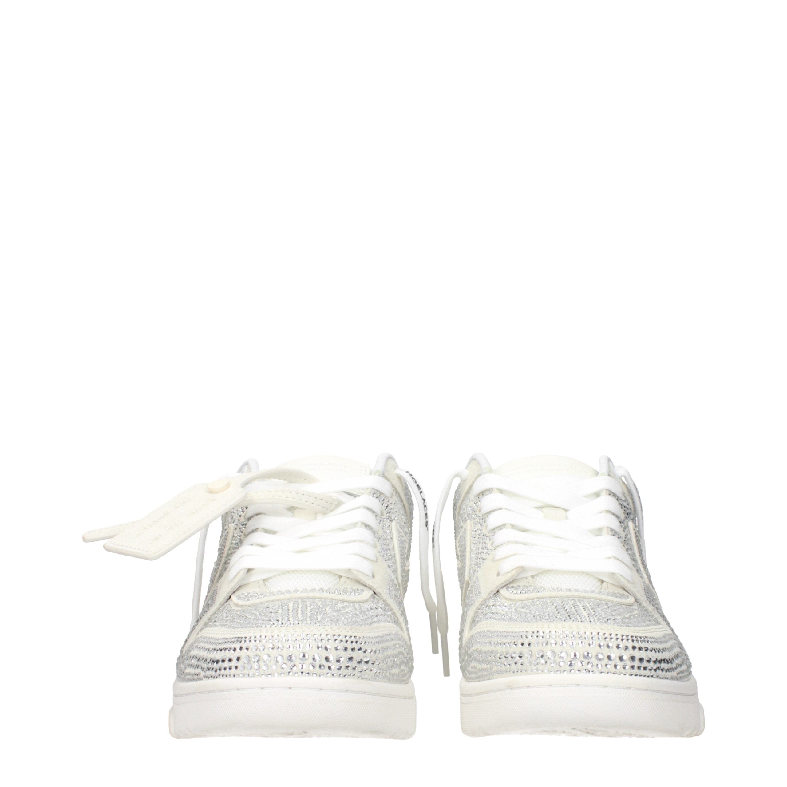 Beige Leather Low Top SneakersDescription: The product with MPN OMIA189LEA0090172 and code F84966 suede in beige is a sneakers designed by Off-White. It has features like front logo, side logo, back logo, front detail, rhinestone.Beige Leather Low Top Sne