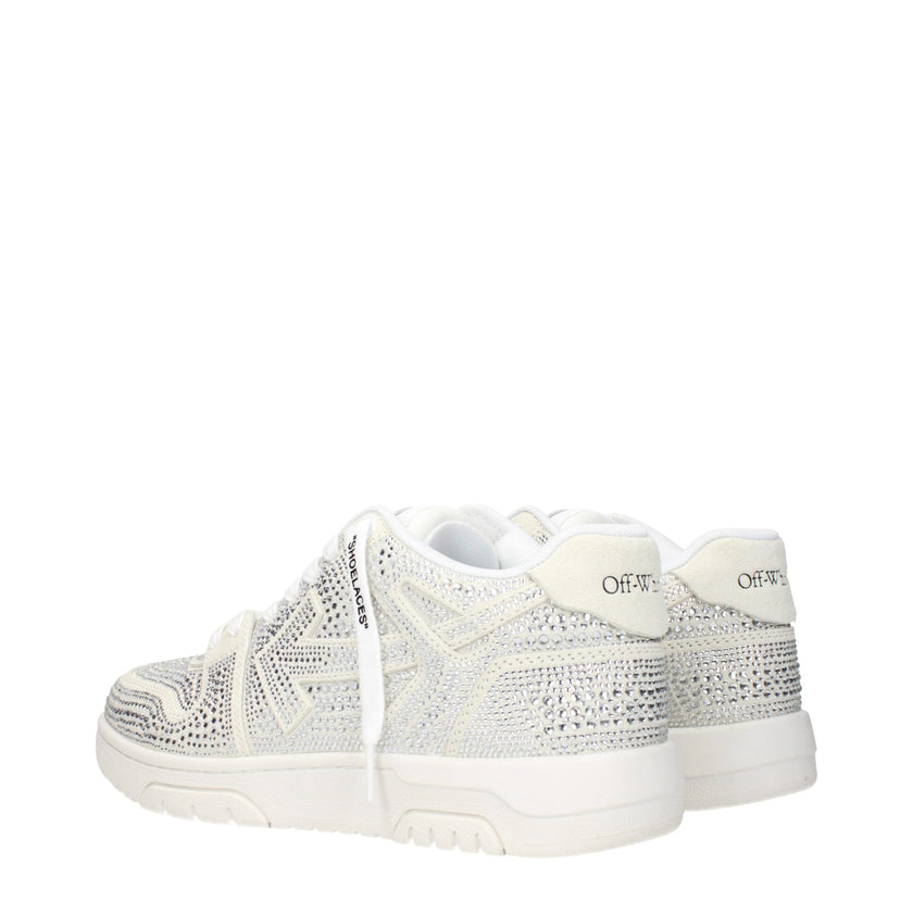 Beige Leather Low Top SneakersDescription: The product with MPN OMIA189LEA0090172 and code F84966 suede in beige is a sneakers designed by Off-White. It has features like front logo, side logo, back logo, front detail, rhinestone.Beige Leather Low Top Sne