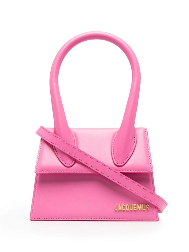 Pink Le Chiquito Moyen BagJACQUEMUS Gorgeous brand new, 100% Authentic Jacquemus Le Chiquito Moyen Pink Bag Model: 213BA002-3060-430 Color: Pink with Gold Hardware – Reinforced handle – Magnetic flap closure – Removable long shoulder strap – Inside pocket