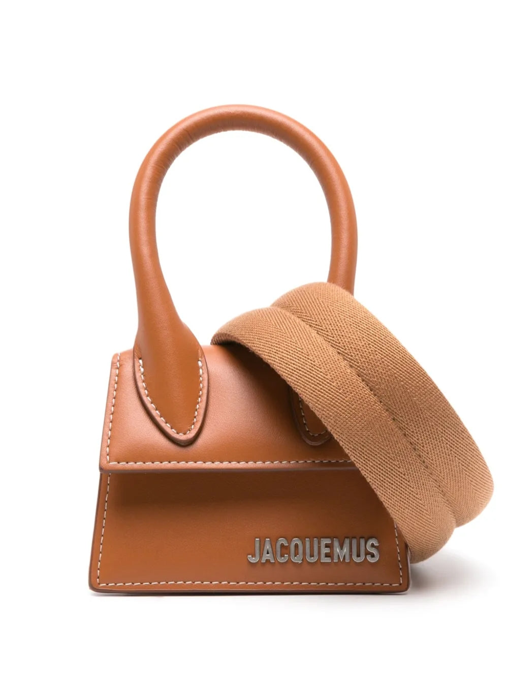 Light Brown Le Chiquito Homme Crossbody BagJACQUEMUS Gorgeous brand new, 100% Authentic Jacquemus Le Chiquito Homme Crossbody Bag Model: 3700943796714 Color: Light Brown with Silver Hardware – Reinforced handle – Magnetic flap closure – Removable long sho