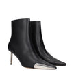 Black Leather Ankle BootsDescription: The product with MPN OWID054LEA0011072 and code F84973 leather in black is a ankle boots designed by Off-White. It has features like side logo, vintage effect.Black Leather Ankle Boots${tagsOff-WhiteAulae Black Leathe