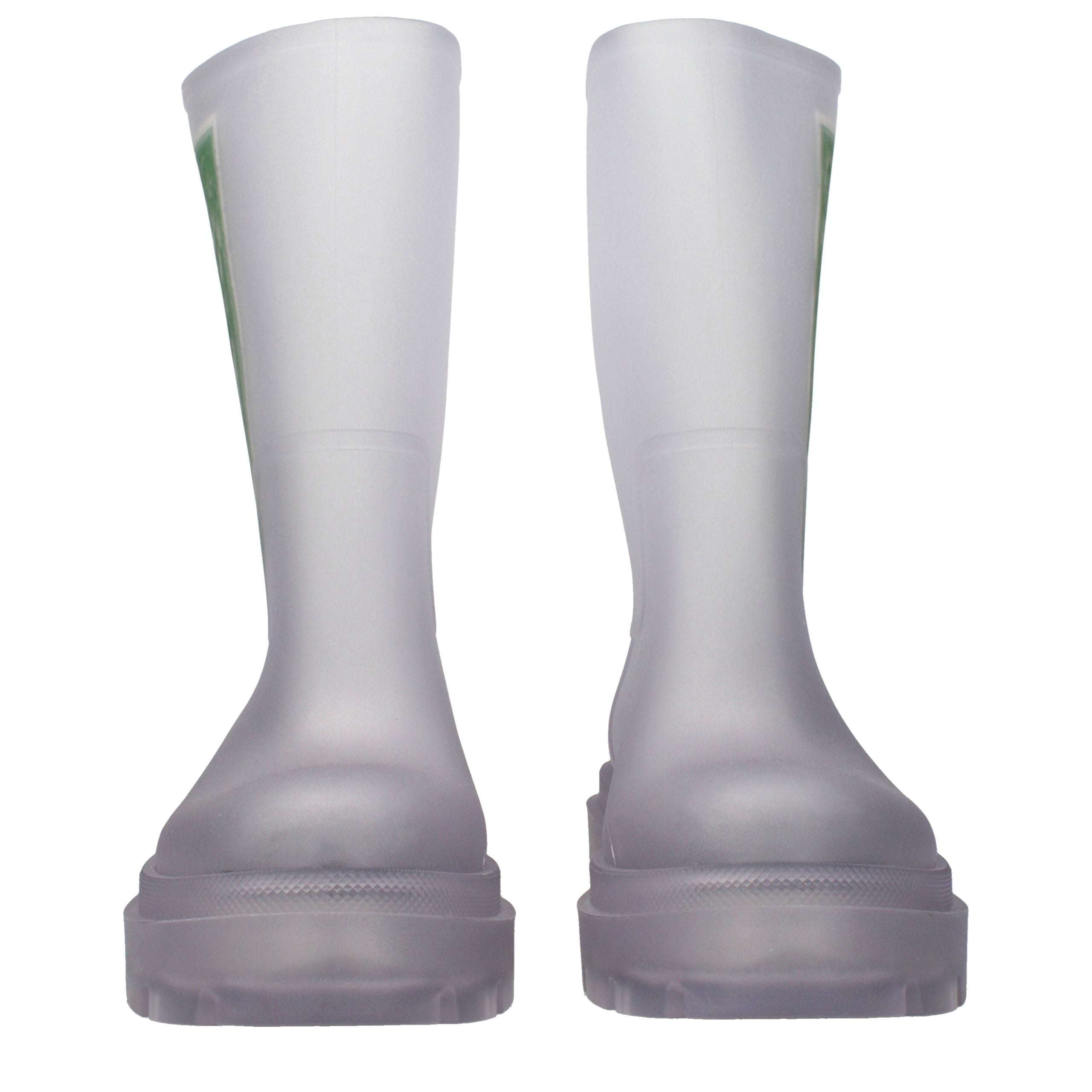Bottes transparentes en PVC Off-White
