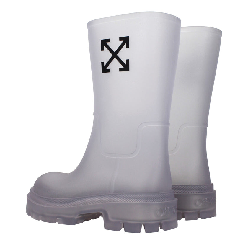 Transparent Pvc Ankle BootsDescription: The product with MPN OWIE049MAT0027910 and code F84976 pvc in transparent is a ankle boots designed by Off-White. It has features like side logo, back logo.Transparent Pvc Ankle Boots${tagsOff-WhiteAulae Transparent