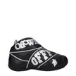 Black Leather High Top SneakersDescription: The product with MPN OMIA29GLEA0011072 and code F84969 leather in black is a sneakers designed by Off-White. It has features like front logo, side logo.Black Leather High Top Sneakers${tagsOff-WhiteAulae Black L