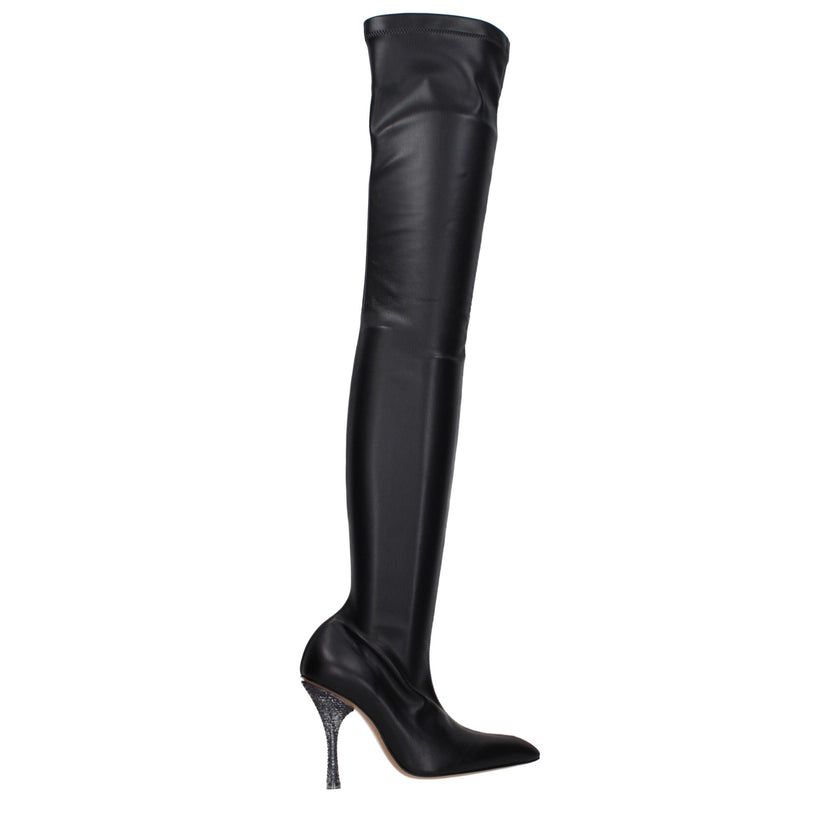 Black Leather Over The KneeDescription: The product with MPN OWIE04BMAT0011010 and code F84979 eco leather in black is a boots designed by Off-White.Black Leather Over The Knee${tagsOff-WhiteAulae Black Leather Over The Knee Off-WhiteAulae Black Leather O
