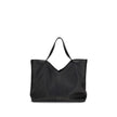 Black Calf Leather Bos Taurus Shoulder BagThe large Y Tote Bag by Saint Laurent is an elegant interpretation of the maison’s essential design. Crafted from finely grained leather and fully lined in tone-on-tone suede, it features the refined Y signature i