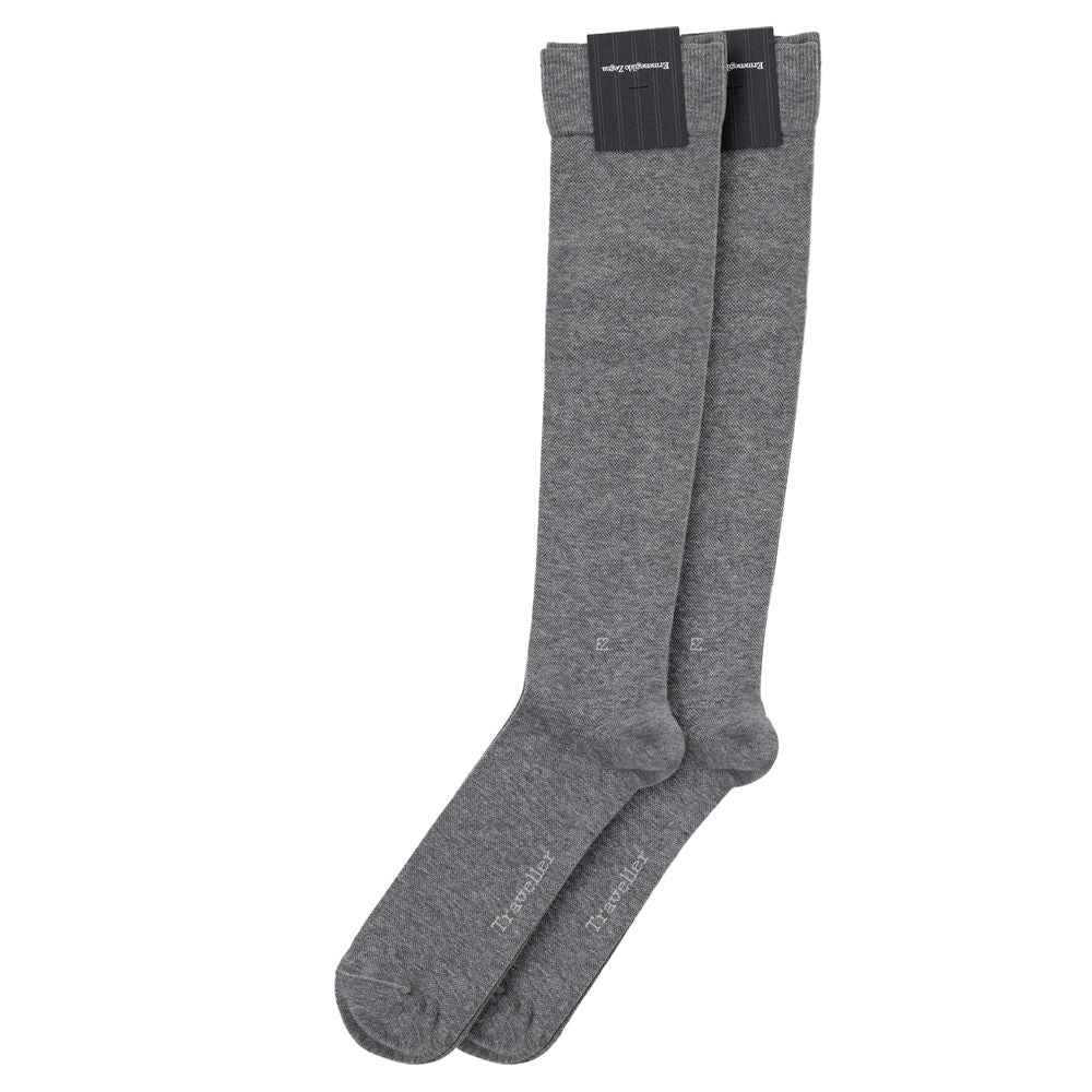Graue Baumwollsocken 2er-Pack von Ermenegildo Zegna