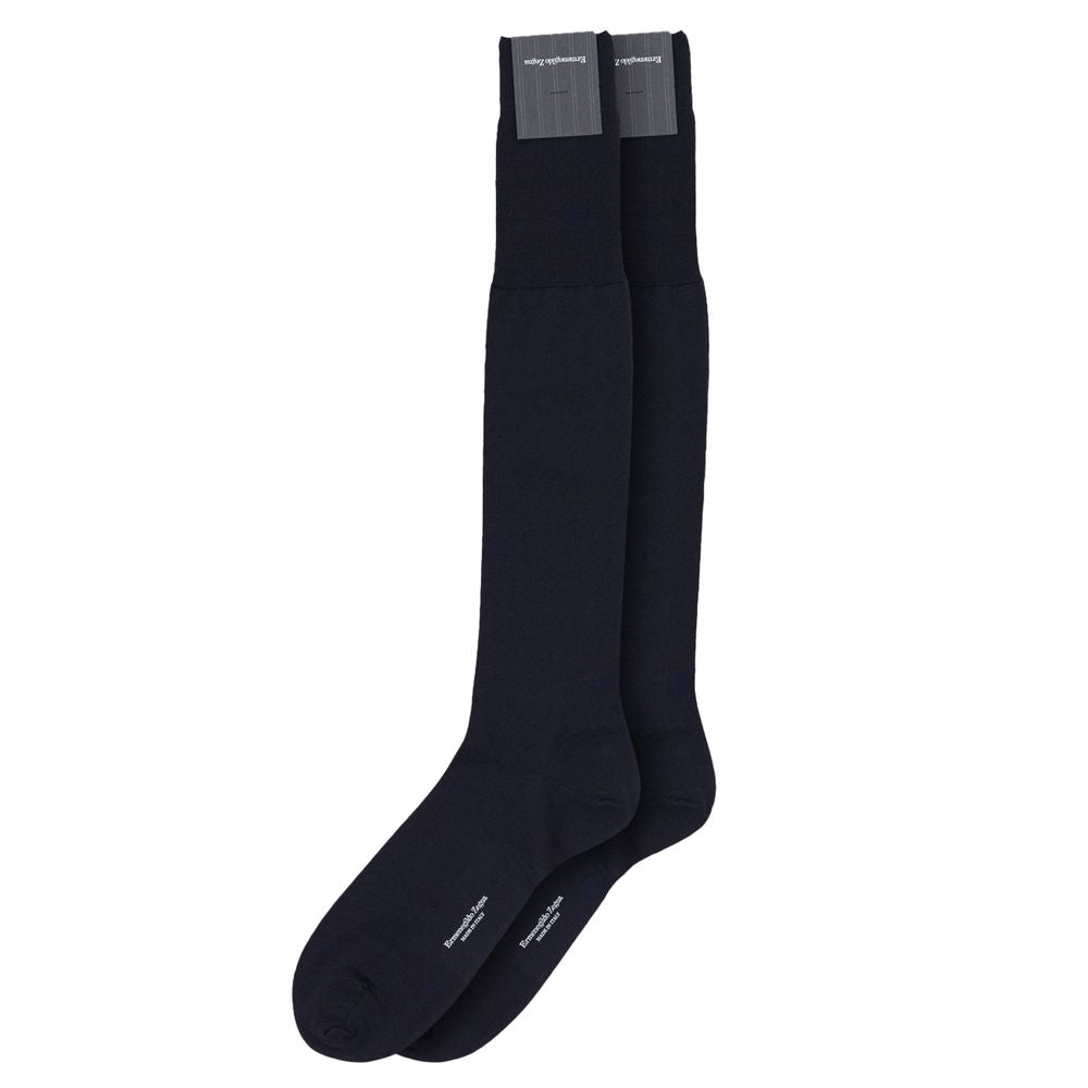 Marineblaue Wollsocken im 2er-Pack von Ermenegildo Zegna
