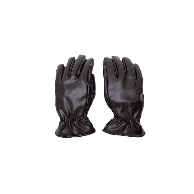 Brown Polyester GlovesBottega Veneta Rubber Effect Gloves. Mud color, shiny, with elastic at the cuffs, part of the palm in technical fabric, padded. Composition: 100% Polyester Internal SKU: 25GIU65 Brand SKU: 680138V17O02113Brown Polyester Gloves${tagsB