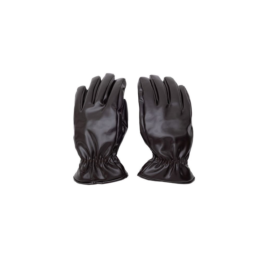 Brown Polyester GlovesBottega Veneta Rubber Effect Gloves. Mud color, shiny, with elastic at the cuffs, part of the palm in technical fabric, padded. Composition: 100% Polyester Internal SKU: 25GIU65 Brand SKU: 680138V17O02113Brown Polyester Gloves${tagsB