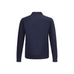 Wool Polo SweaterPrada’s Polo Sweater combines sporty elegance with iconic details. Featuring a classic collar and three-button front closure, it has ribbed cuffs and hem for a flawless finish. The contrasting embroidered logo on the front signs the garme