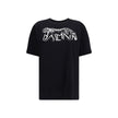 Black Cotton T-ShirtThe Balmain T-shirt is a bold piece that combines comfort with contemporary style. Crafted from soft cotton, it features an oversized fit, a round neckline, and short sleeves. The leopard print, enhanced by the brand’s iconic lettering