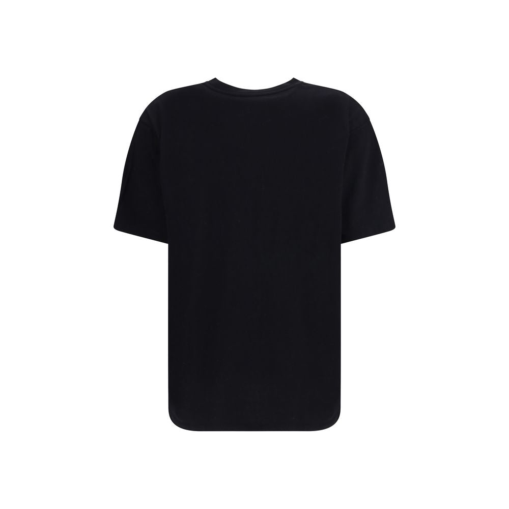 Black Cotton T-ShirtThe Balmain T-shirt is a bold piece that combines comfort with contemporary style. Crafted from soft cotton, it features an oversized fit, a round neckline, and short sleeves. The leopard print, enhanced by the brand’s iconic lettering