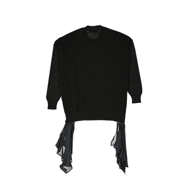 Black Cotton SweatshirtDescription: – Composition: 100% Cotton – Long sleeves – Ribbed trims – Machine wash – Crew neck – Both side drawstring detail – Made in Italy – Gender: WOMEN –Black Cotton Sweatshirt${tagsDsquared²Aulae Black Cotton Sweatshirt Dsqu