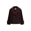 Bordeaux Fleece Wool Coat
