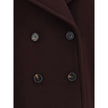 Bordeaux Fleece Wool Coat