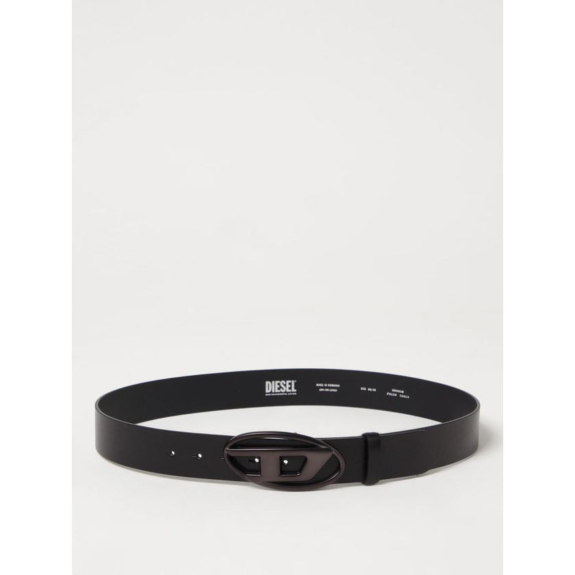 Black Leather Regular BeltLeather belt Metallic oval buckle Accessory Material: Leather Size on Tag: 85Black Leather Regular Belt${tagsDieselAulae Black Leather Belt DieselAulae Black Leather Belt Leather belt Metallic oval buckle Accessory Material: Leat