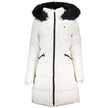 White Polyester Jackets & CoatLONG SLEEVE JACKET, HOOD WITH REMOVABLE FUR, 2 POCKETS, CONTRAST DETAILS, PRINT, LOGOWhite Polyester Jackets & Coat${tagsCalvin KleinAulae White Polyester Jackets & Coat Calvin KleinAulae White Polyester Jackets & Coat LONG S