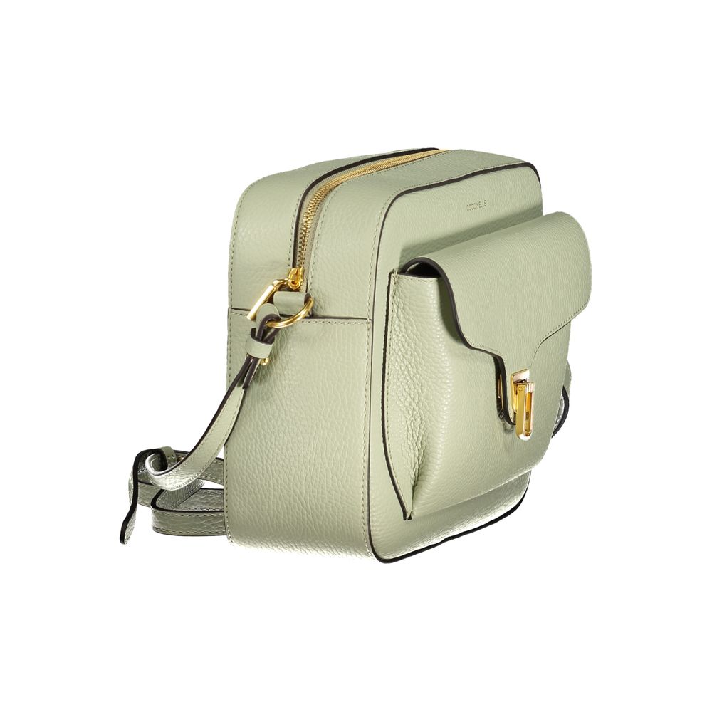Green Leather Shoulder Bag by Coccinelle