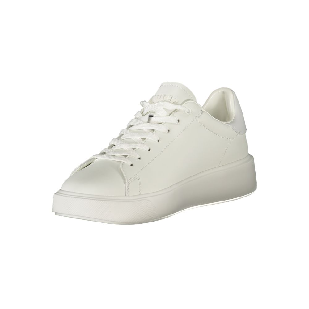 Weißer Herren-Sneaker aus Kunstleder von Blauer