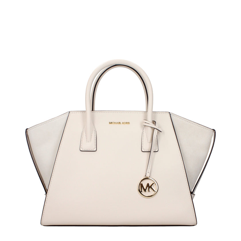 Beige Leather HandbagDescription: The product with MPN 35F4G4VS3LLTCREAM and code F83884 leather in beige is a handbags designed by Michael Kors. It has features like front logo, removable details, adjustable straps, adjustable shoulder, removable shoulde