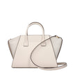 Beige Leather HandbagDescription: The product with MPN 35F4G4VS3LLTCREAM and code F83884 leather in beige is a handbags designed by Michael Kors. It has features like front logo, removable details, adjustable straps, adjustable shoulder, removable shoulde
