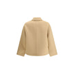 Beige Wool ClothingThe Wool Caban by Gucci reinterprets a timeless outerwear staple with modern and sophisticated details. Its zip closure enhances a hybrid design, where two stitched-in sleeves alternate with two traditionally constructed ones, creating