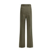 Green Wool PantsThe boyfriend Pants by Gucci, crafted from a refined wool and mohair blend, reinterpret masculine tailoring with effortless sophistication. A relaxed cut and split hem lend the piece a modern character, designed for a femininity that moves