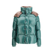 Parana Down JacketParana Down Jacket by Moncler is made of iconic laqué nylon with coordinating lining and warm, enveloping padding. The design includes a removable and adjustable hood, zipper and snap closure, practical zipper pockets and drawstring hem