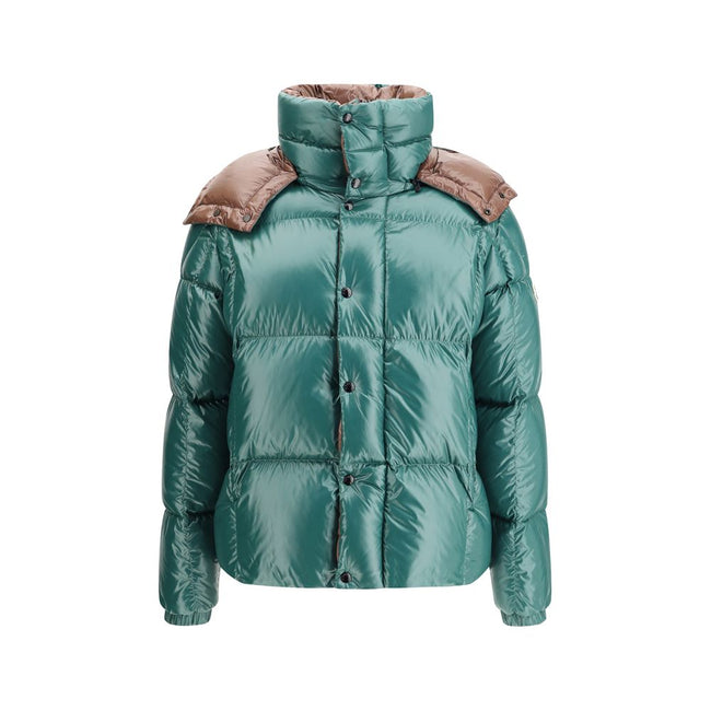 Parana Down JacketParana Down Jacket by Moncler is made of iconic laqué nylon with coordinating lining and warm, enveloping padding. The design includes a removable and adjustable hood, zipper and snap closure, practical zipper pockets and drawstring hem