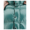 Parana Down JacketParana Down Jacket by Moncler is made of iconic laqué nylon with coordinating lining and warm, enveloping padding. The design includes a removable and adjustable hood, zipper and snap closure, practical zipper pockets and drawstring hem